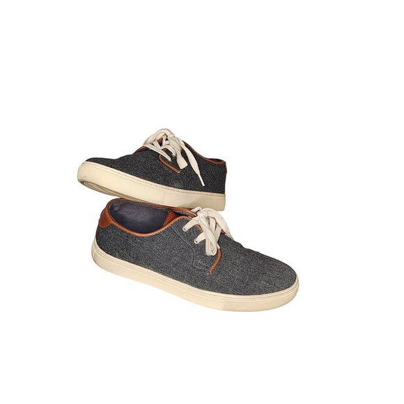 Tommy Hilfiger Men's Size 10 McKenzie Sneakers Grey Fabric Lace Up‎ - Picture 4 of 9